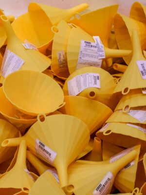 Heap of Yellow Funnels